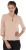 vero moda casual 3/4 sleeve solid women pink top