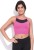 puma casual sleeveless color blocked women pink top