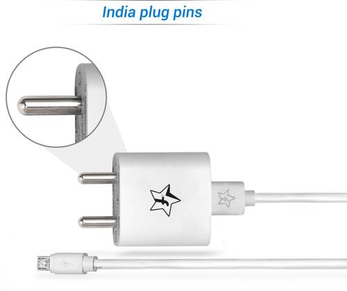 Flipkart SmartBuy 2A Fast Charger with Charge & Sync USB Cable (White) Flipkart SmartBuy 2A Fast Charger with Charge & Sync USB Cable (White)