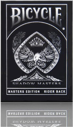2 DECKS BICYCLE ELLUSIONIST 1 SHADOW MASTERS AND 1 GHOST WHITE PLAYING CARDS NEW