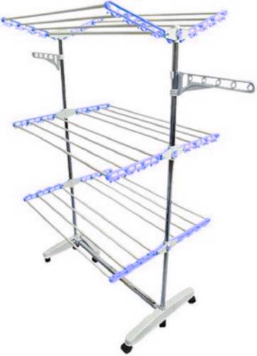 Favour Jumbo Blue Plus Stainless Steel Plastic Floor Cloth Dryer