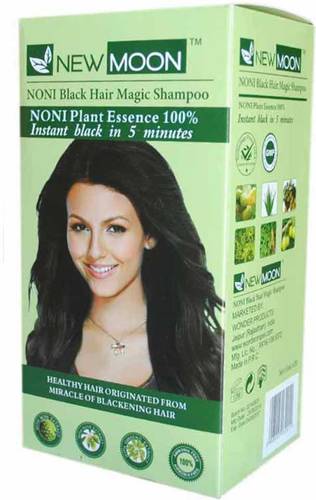 New Moon Noni Henna Herbal Hair Dye Shampoo 20 Sachets Hair Color