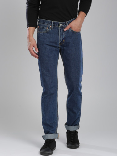 levi's slim men's blue jeans