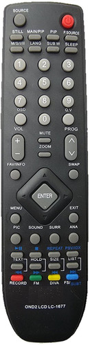 LipiWorld OND2 1677 LED LCD TV Universal Compatible For  LED LCD Onida Remote Controller