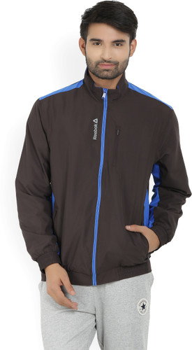 reebok full sleeve solid men's jacket
