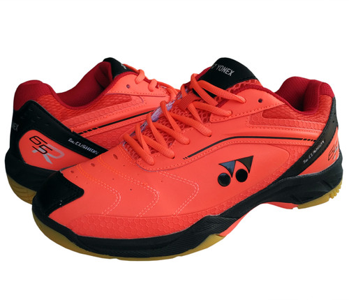 yonex badminton shoes red