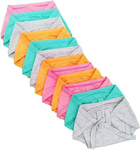 sunuo Washable Reusable Multicolour Hosiery Cotton Diapers,Nappy,Langot (Pack of 12)