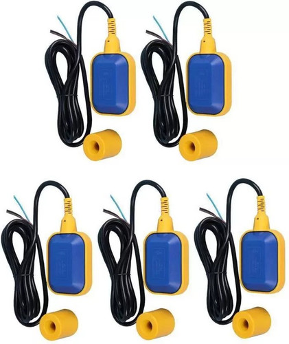 M S control Pack of-5 Float Switch Sensor With 2 Meter Wire For Water Level Controller Wired Sensor Security System