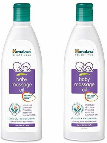 HIMALAYA Baby Massage Oil (Pack of 2)