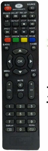 Electvision Remote Control for LED or LCD TV Compatible with Mitashi Televisions (Please Match The Image with Your Existing Remote Before Placing The Order Before) Mitashi LED / LCD TV. Remote Controller