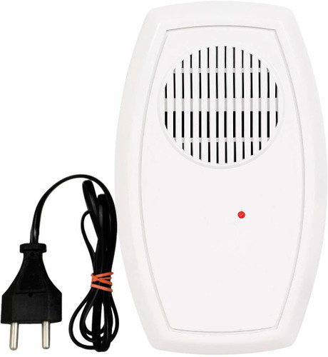 AJ Plastic Water Over Flow Tank Alarm/Water Sensitive Overflow Alarm- (Dull White) Wired Sensor Security System