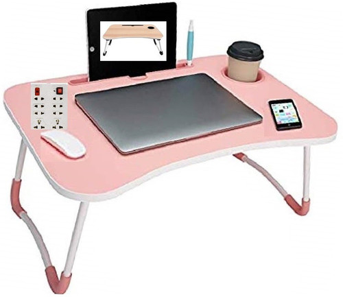 DDP Premium Laptop table / Bed table /kids study table Wood Portable Laptop Table