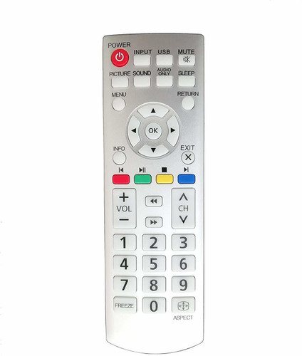 SHIELDGUARD Remote Control No. 24, Compatible for  LED/LCD TV Sanyo Remote Controller