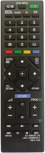 LipiWorld UN143 RM-L1185 LCD LED Smart 3D TV Universal Remote Control Compatible for Bravia Sony Remote Controller