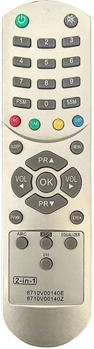 BhalTech 2IN1 6710V00140E 6710V00140Z Universal Compatible with  CRT TV LG Remote Controller