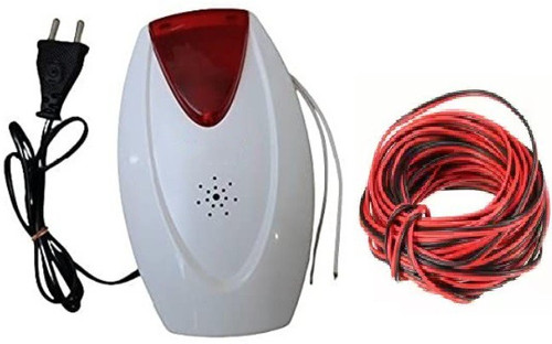 Senkiddpro Water Tank Alarm with High Quality Overflow Voice Sound& 15mtr Connecting Wired Wired Sensor Security System