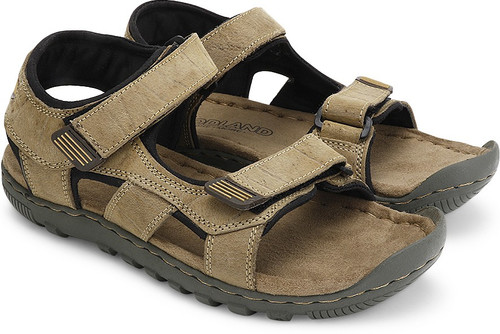 woodland men khaki sports sandals