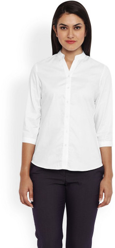 park avenue women's solid formal shirt