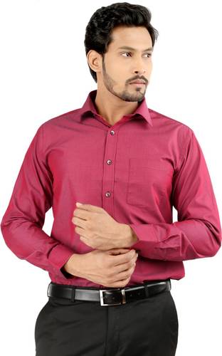Oxemberg Men S Solid Casual Red Shirt Price In India Buy