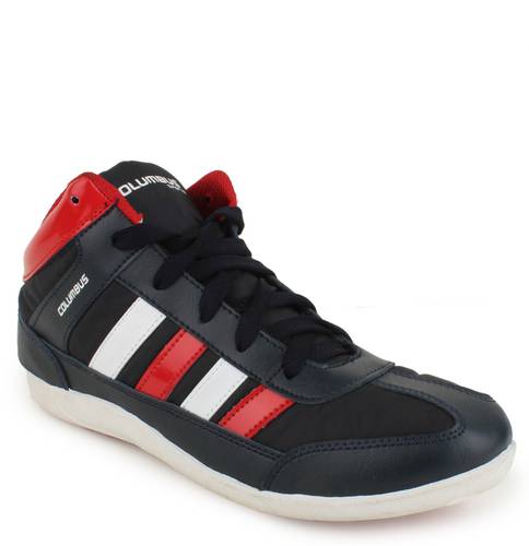 Columbus Lucky 7 Casual Shoes Black Red Price In India Buy