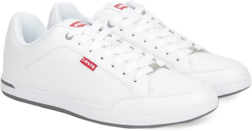 levi's jeffrey denim sneakers white