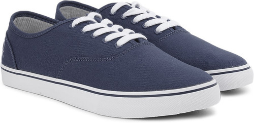 united colors of benetton men navy blue sneakers