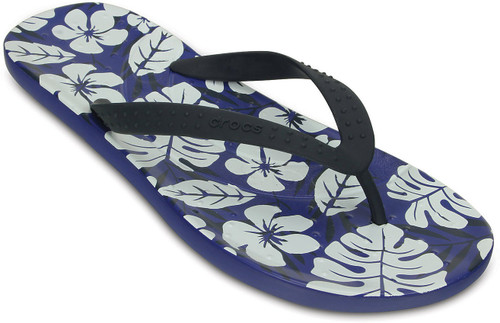 crocs blue slippers