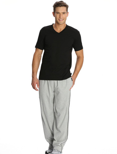 jockey solid men's track pants
