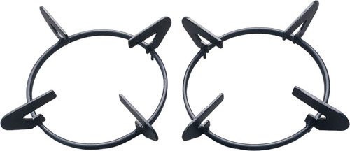 HIGER 2 Pan Support Stand for Glass Top Gas Stove (Size 15CMx15CMx3.5CM) Appliance Knob