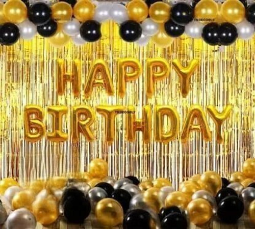 PARTY MIDLINKERZ Printed Decoration kit Combo - for Birthday Decor