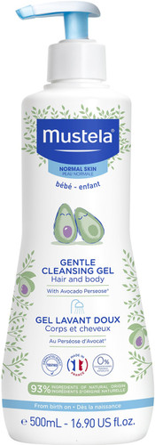 Mustela Gentle Cleansing Gel for Hair & Body for Babies - 500ml