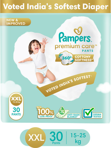 Pampers Premium Care Diaper Pants with 360 Cottony Softness - XXL