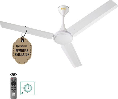 KUHL Fest B1 Power Saving BLDC Ceiling Fan |28W|365 RPM | Remote & Regulator Operated BLDC Motor with Remote 1200 mm Ceiling Fan