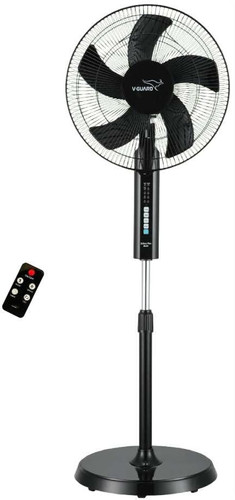 V-Guard Esfera Remote 5 Blade (Black) with 2 Year Warranty 400 mm Pedestal Fan