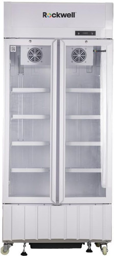 Rockwell 460 L Double Door Upright Freezer