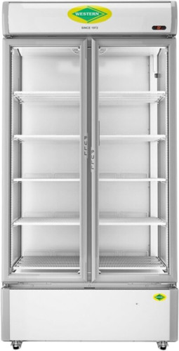 western refrigeration 908 L Double Door Glass Top Deep Freezer