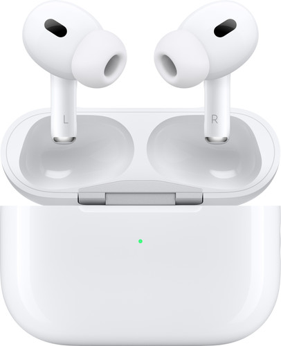 Apple AirPods Pro 2nd generation with MagSafe Case USB-C Bluetooth White, True Wireless