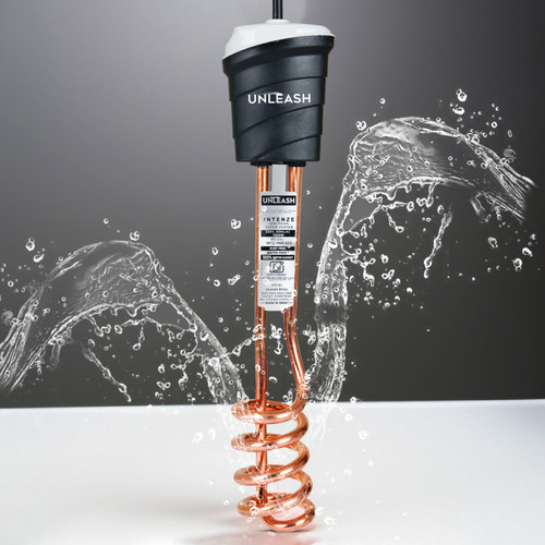 unleash INTENZE 100% Copper Shock proof 1500W Immersion water heater rod For Bathroom 1500 W Immersion Heater Rod