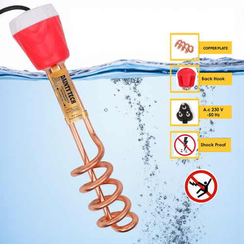 Dainty TECH Immerssion Heater ISI Certified L11R 2000 W Shock Proof Immersion Heater Rod