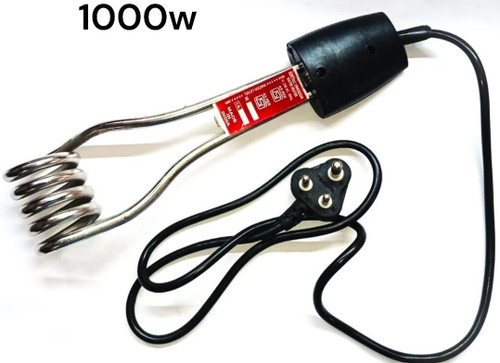 EMMKITZ 1000w Immersion Rod With Waterprof Protection Instant Heating With Bucket Holder 1000 W Shock Proof Immersion Heater Rod
