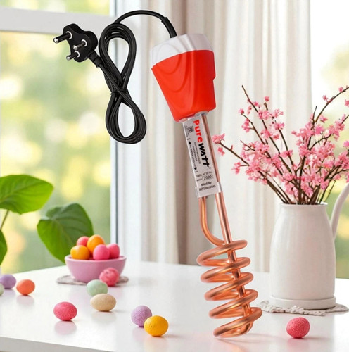 Pure Watt 100% Copper Shock Proof 2000W 2000 W Shock Proof Immersion Heater Rod