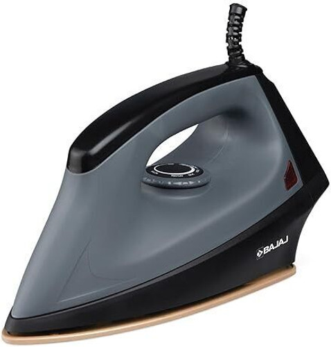 BAJAJ by BAJAJ Herculo 1100 Watts Dry Iron, Black & Grey, 1100 W Dry Iron