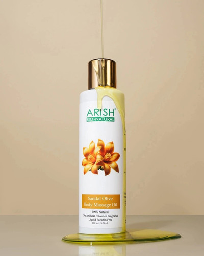 ARISH BIO-NATURAL SANDAL OLIVE BODY MASSAGE OIL