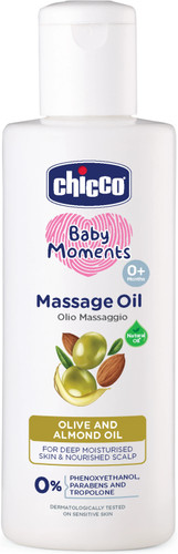 Chicco Baby Moments Massage Oil, Phenoxyethanol & Paraben Free, 0M+