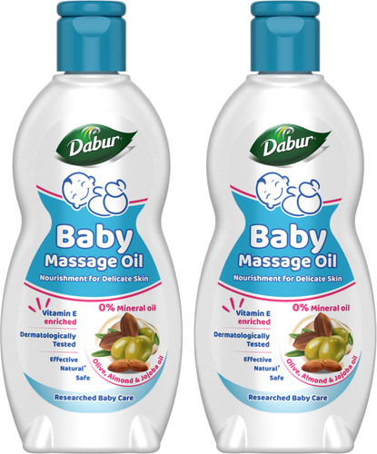 Dabur Baby Oil: Nourishing Non-Sticky Baby Massage Oil with No Harmful Chemical