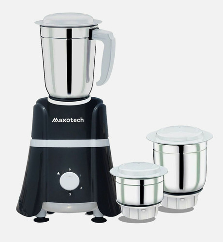 Maxotech Tuba 700 W Mixer Grinder Powerful Hybrid 100% Copper Motor | 3 Jars | Black