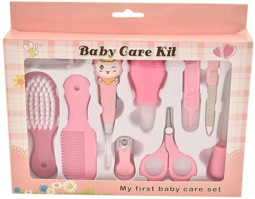 AAHI ENTERPRISE Newborn Nursery Health Care and Grooming Kit, 10 in 1 Baby Set