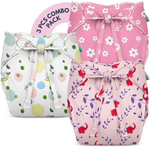 bumberry New & Improved Smart Nappy (XS |0-3 mths) Cloth Diaper For Just Borns Kit 1