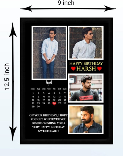 GD Kraft Wood Wall Photo Frame