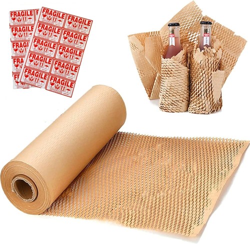 Eco-Friendly Paper Bubble Wrap 15 Inches x 50 Meter